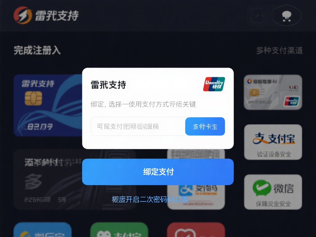 完成注册后，绑定一个常用的支付方式是关键。雷竞技支